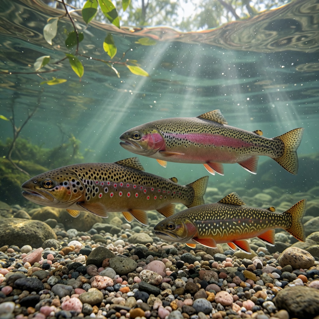 Brown, Rainbow and Brook Trout in Australian Waters Brown, Rainbow and Brook Trout in Australian Waters