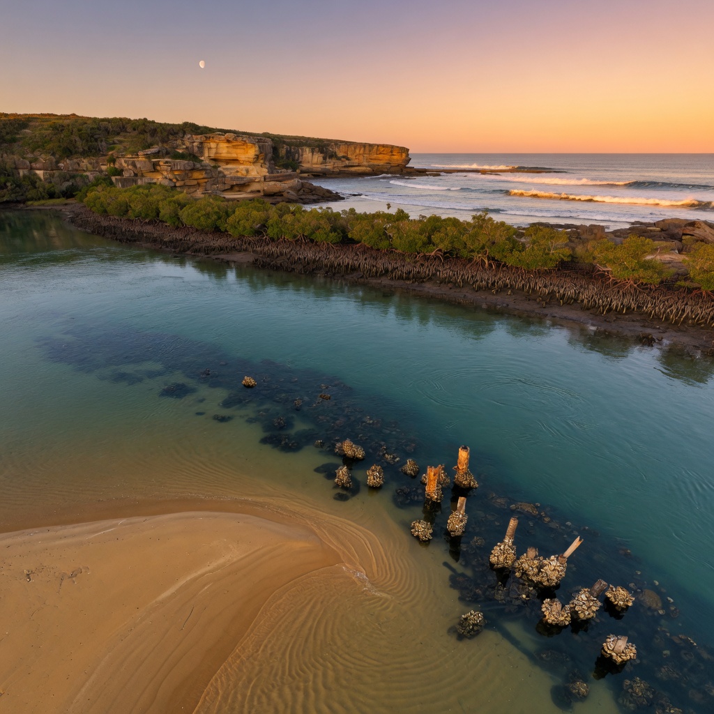 How Tides Create Feeding Windows in Estuaries and on Reefs