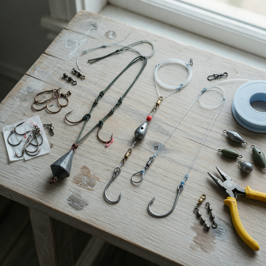 Paternoster, Running Sinker and Fluorocarbon Leader Rigs