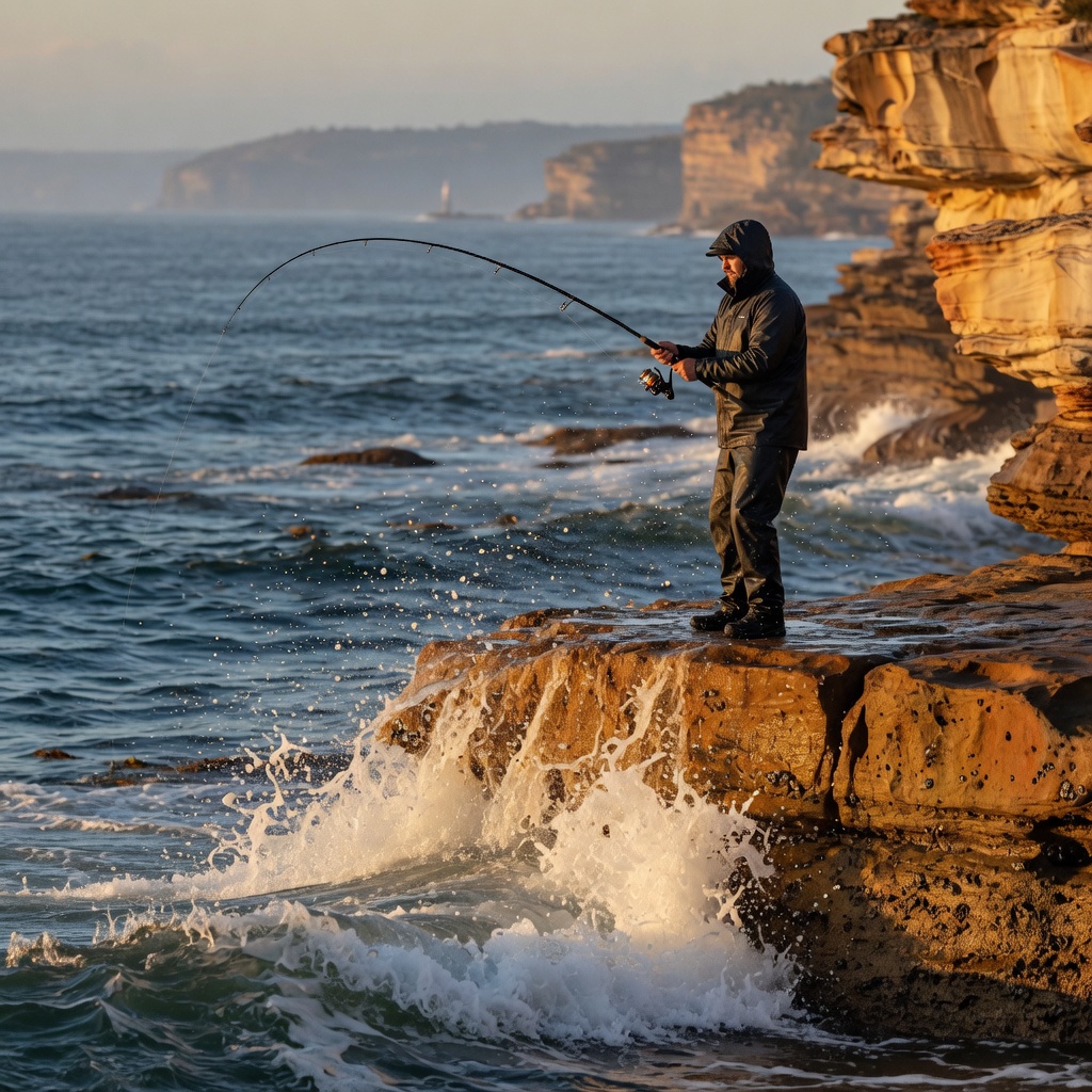 Rock Fishing for Drummer, Luderick and Blue Groper
