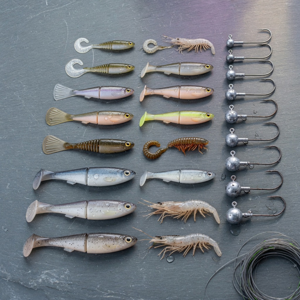 Soft Plastic Shapes, Sizes and Jig Head Weights Explained