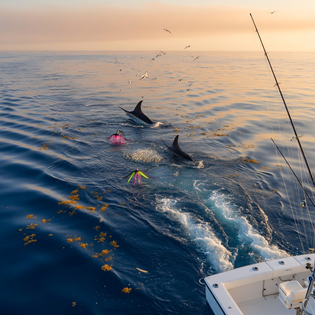Trolling for Black Marlin on the Continental Shelf